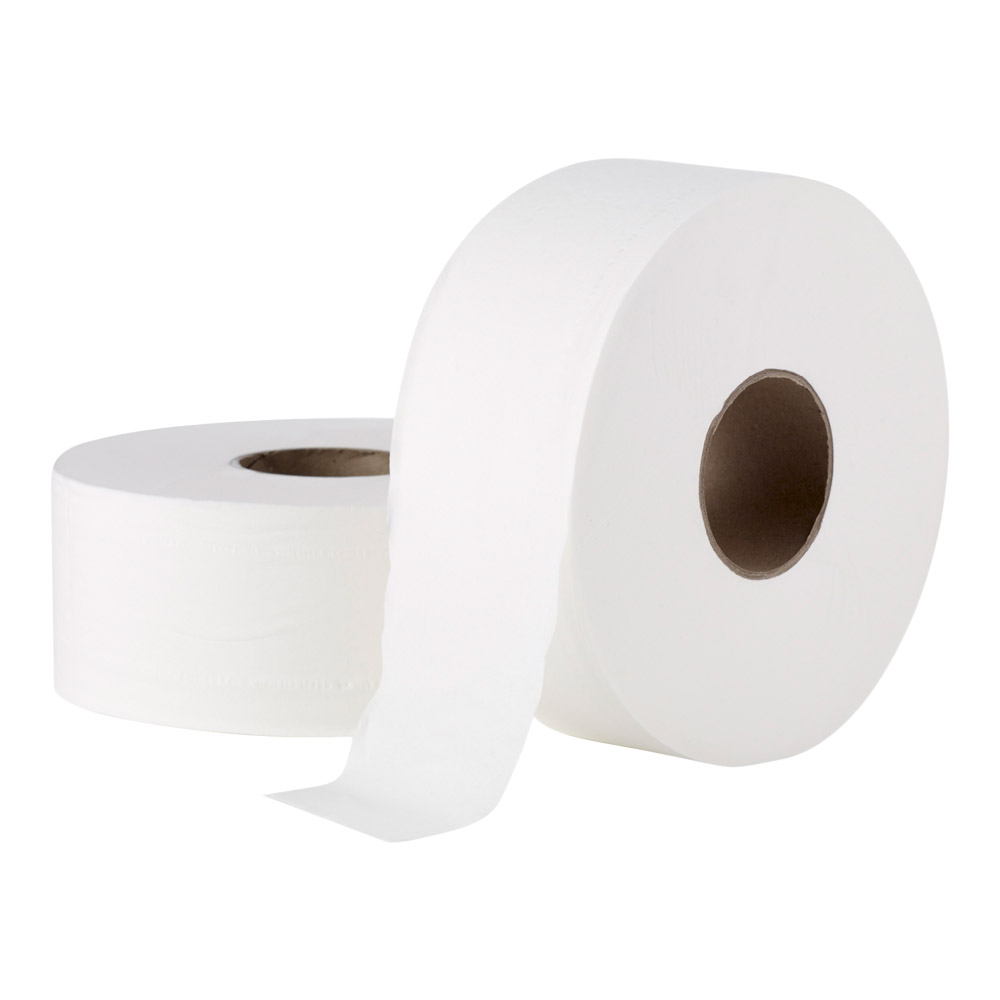 LIVI Basics 1 Ply Jumbo Toilet Roll 500m / 8 rolls per carton ...